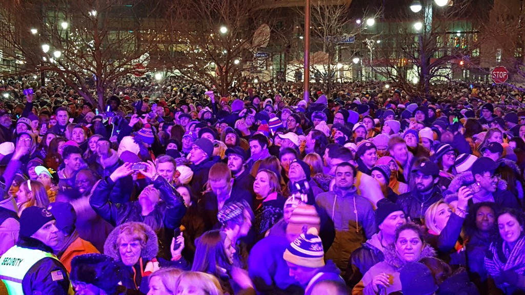 The Crowd... Buffalo New York